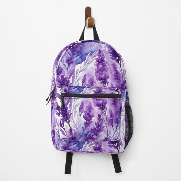 Item preview, Seamless pattern of lavander in watercolor style designed and sold by creativekrish.