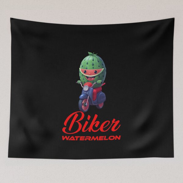 Item preview, Watermelon Biker - Fun and Fresh Watermelon Biker Designs for Everyone designed and sold by Techflare.