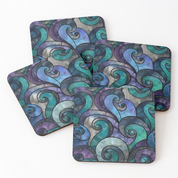 Item preview, New Zealand Māori Paua Pattern Koru Design 5 designed and sold by GrinGalore.