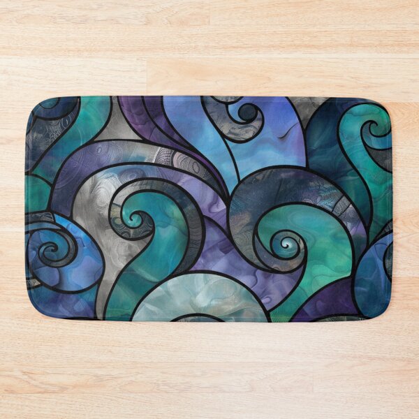Item preview, New Zealand Māori Paua Pattern Koru Design 5 designed and sold by GrinGalore.