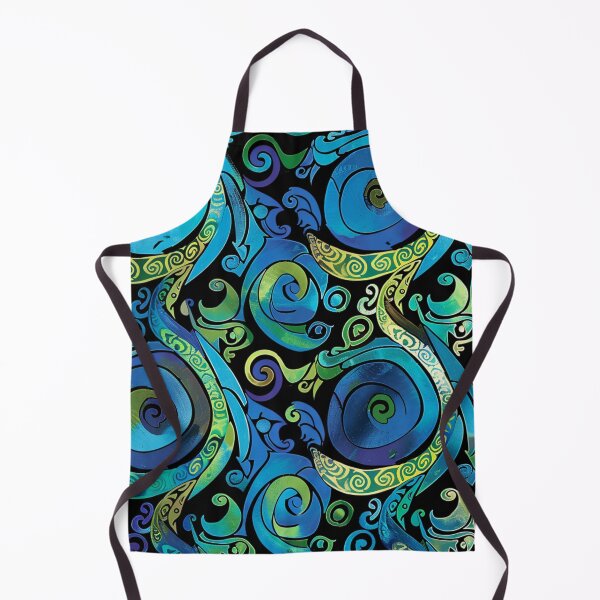 Item preview, New Zealand Māori Paua Pattern Koru Design 6 designed and sold by GrinGalore.