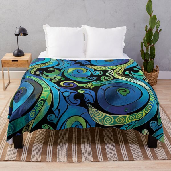 Artikelvorschau, Neuseeländisches Māori-Paua-Muster, Koru-Design 6 entworfen und verkauft von GrinGalore.