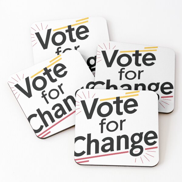 Item preview, Vote for change! designed and sold by 4uoffers.