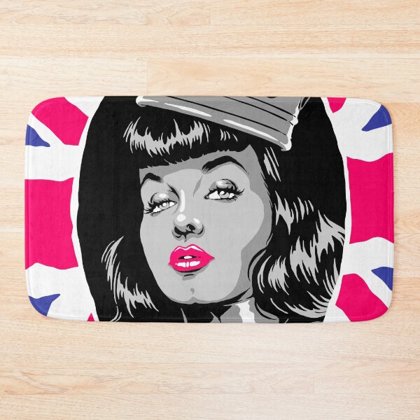 Item preview, Save the Pin-Up Queen - Black and White Edition designed and sold by bonustrash.