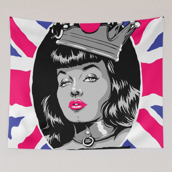 Item preview, Save the Pin-Up Queen - Black and White Edition designed and sold by bonustrash.