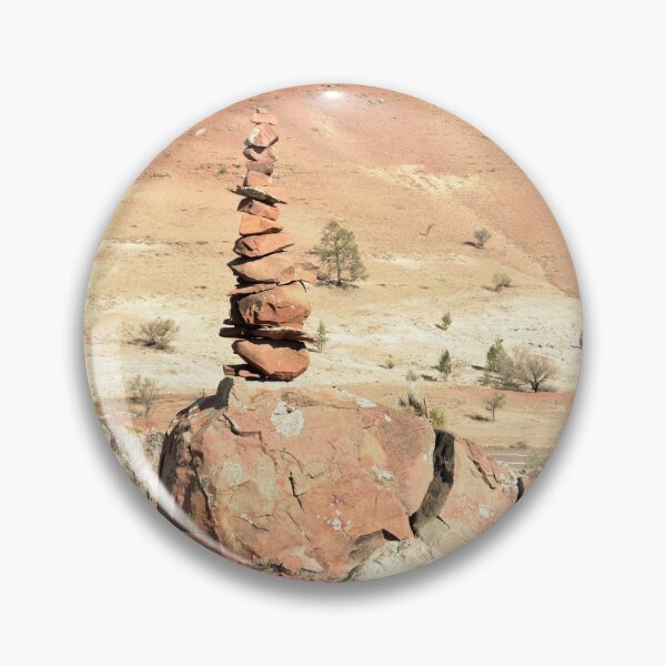 Item preview, Rock Stack - Red Earth - Rock On in the Flinders Ranges designed and sold by imaginethis.
