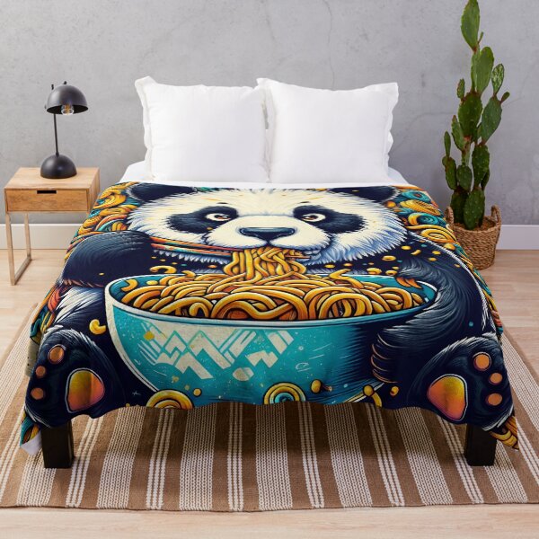 Item preview, panda vs noodles designed and sold by aliraweb.