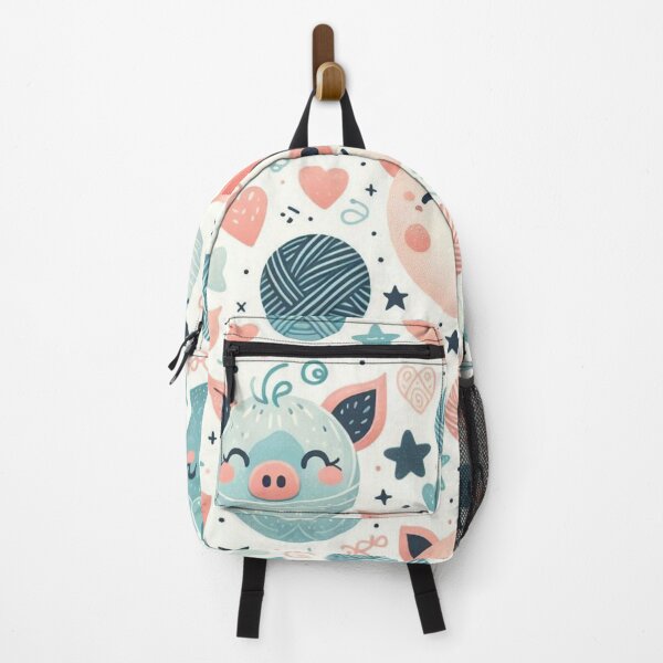 Item preview, Porcine Whimsy: A Pastel Parade designed and sold by Furbulous Faces.