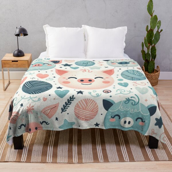 Item preview, Porcine Whimsy: A Pastel Parade designed and sold by Furbulous Faces.