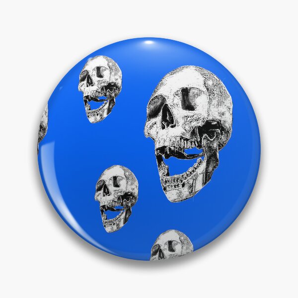 Item preview, Laughing skull blues, black and white 2 designed and sold by SueKnox.