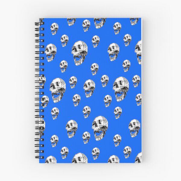 Artikelvorschau, Lachender Totenkopf, blau, schwarz und weiß 2 entworfen und verkauft von SueKnox.