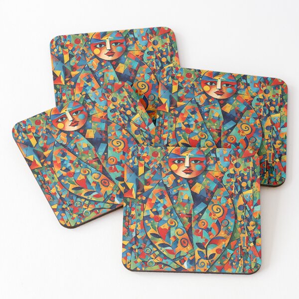 Item preview, Kubist Kimono designed and sold by RhondaLily.