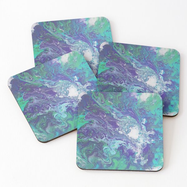 Item preview, Pouring Abstraction Colorful Painting designed and sold by JudiRoss.