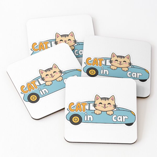 Item preview, Cat in car 2 designed and sold by Pandomondo.