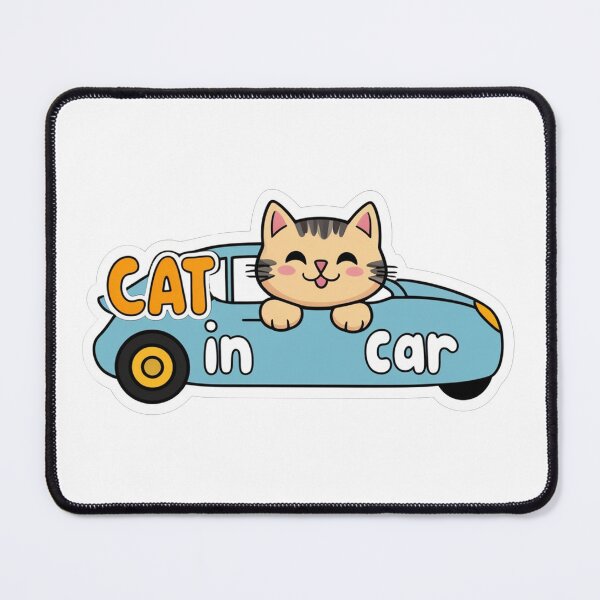 Item preview, Cat in car 2 designed and sold by Pandomondo.
