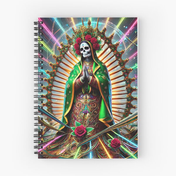 Item preview, Modern Digital Santa Muerte - Virgin Mary Style designed and sold by CielitoLindoArt.