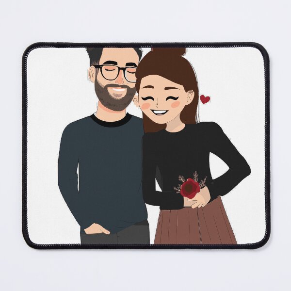 Item preview, Cute Couple designed and sold by HaxunLovesArt3295730.