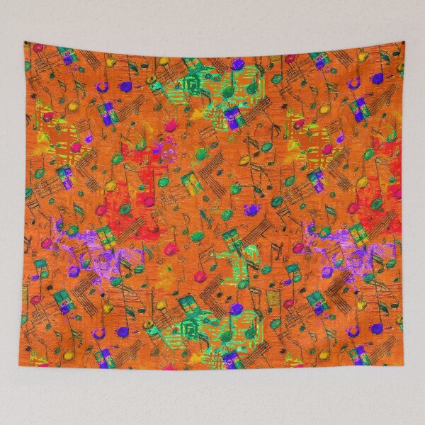 Item preview, Colorful Cadence: Vibrant Musical Notes Harmony designed and sold by Michael van der Hoorn.