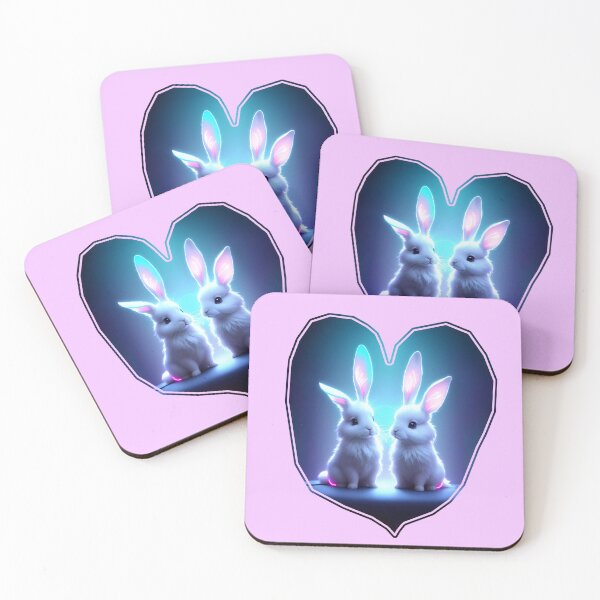 Item preview, Love bunnies designed and sold by Vendzi Art.