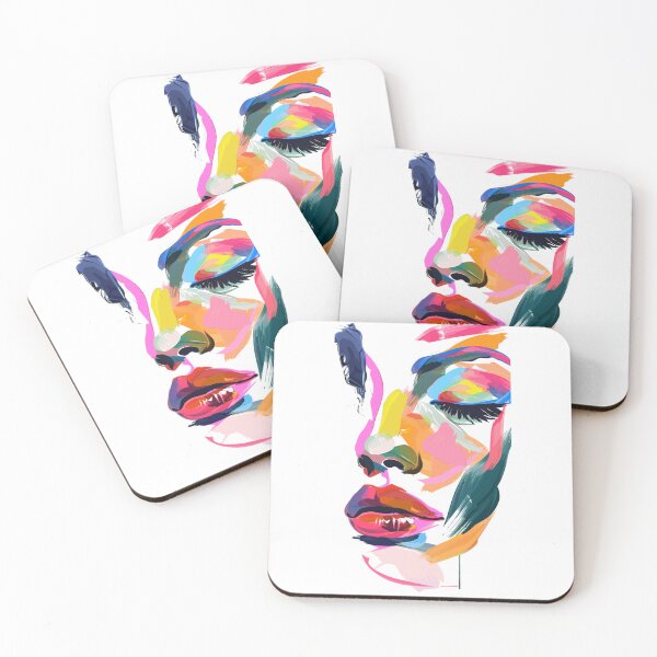 Item preview, Colorful Minimalist Face designed and sold by HaxunLovesArt.