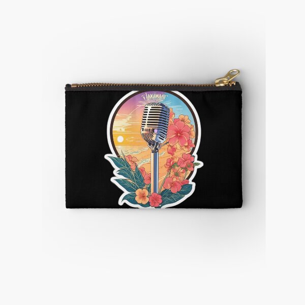 Item preview, Hawaii Radio Microphone with Orchids at Sunset designed and sold by NautiChic.