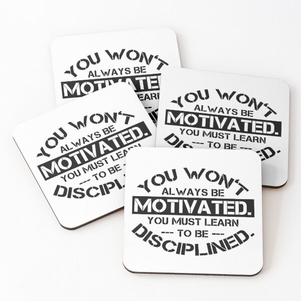 Item preview, Motivated & Disciplined (Black) designed and sold by FamiAlias.