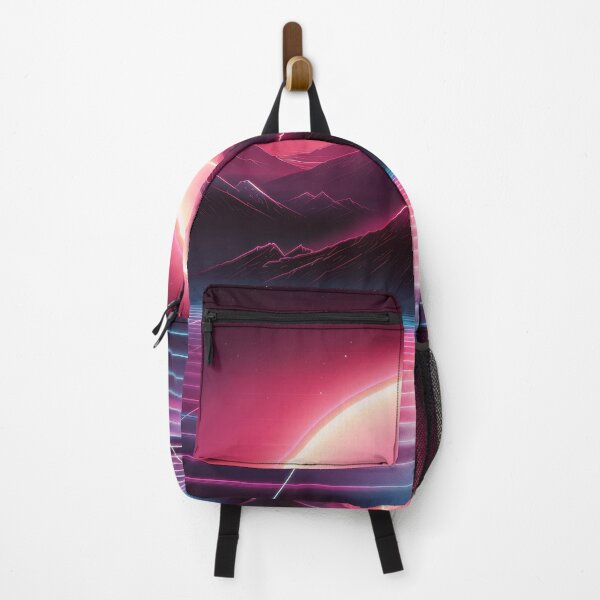 Item preview, Neon Sunset Over Mountains designed and sold by RGShirtWorks.