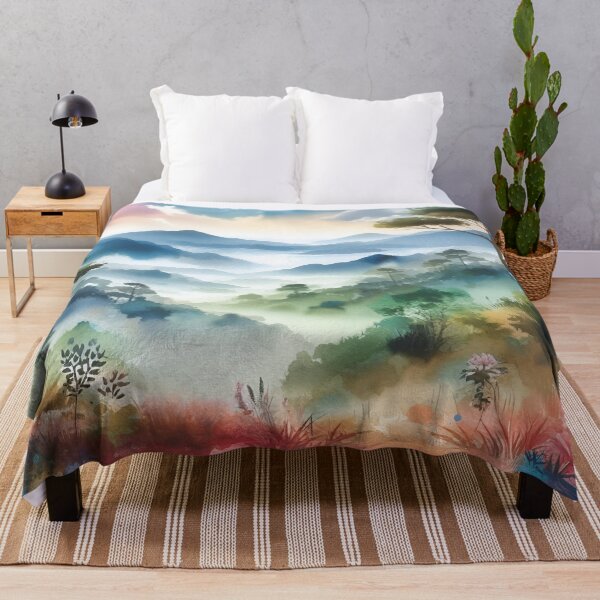 Item preview, Misty Hills Colorful Landscape designed and sold by Fashiospice07.