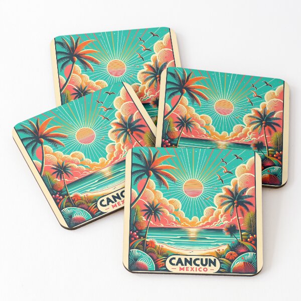 Aperçu de l'œuvre Cancún Mexique créée et vendue par LoveLabDesign.
