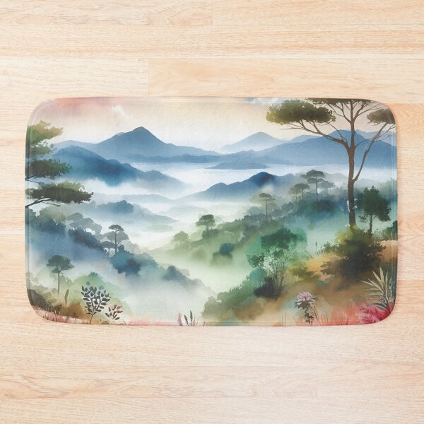 Item preview, Misty Hills Colorful Landscape designed and sold by Fashiospice07.