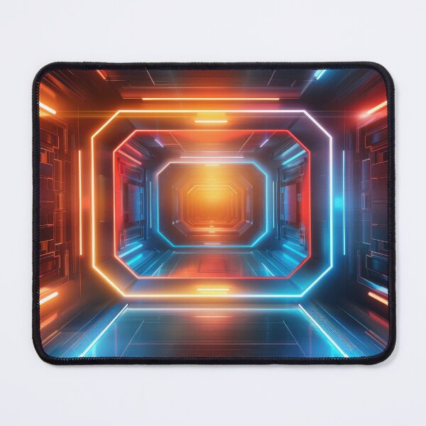 Item preview, Neon Lights in a Futuristic Tunnel designed and sold by RGShirtWorks.