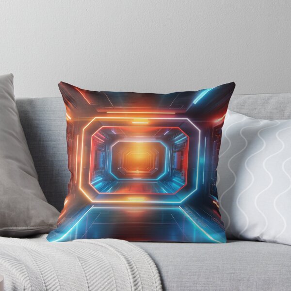 Item preview, Neon Lights in a Futuristic Tunnel designed and sold by RGShirtWorks.