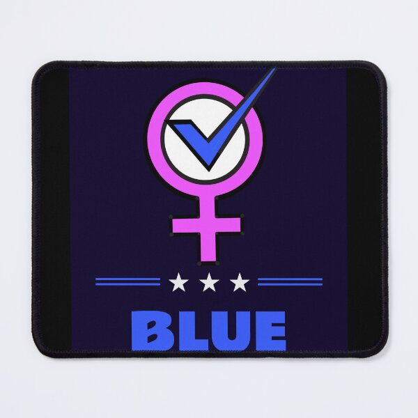 Item preview, REAL WOMEN VOTE BLUE designed and sold by Shoppers-Secret.