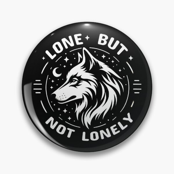 Item preview, LONE BUT NOT LONELY: Embracing the Sigma Male Mindset designed and sold by SplashTastic.