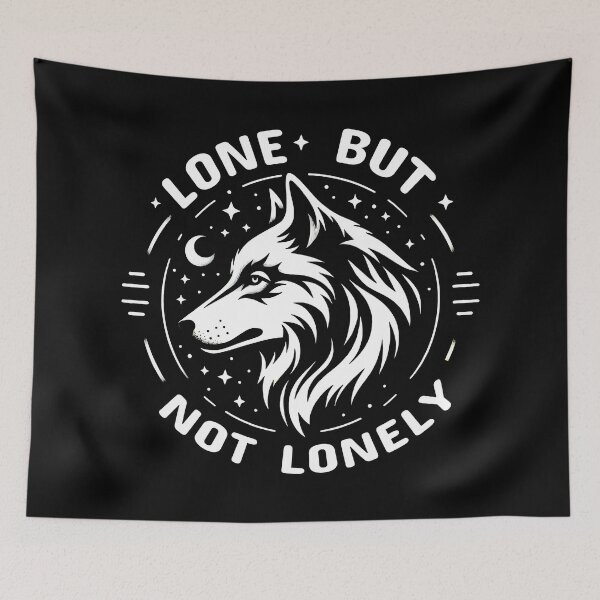 Item preview, LONE BUT NOT LONELY: Embracing the Sigma Male Mindset designed and sold by SplashTastic.