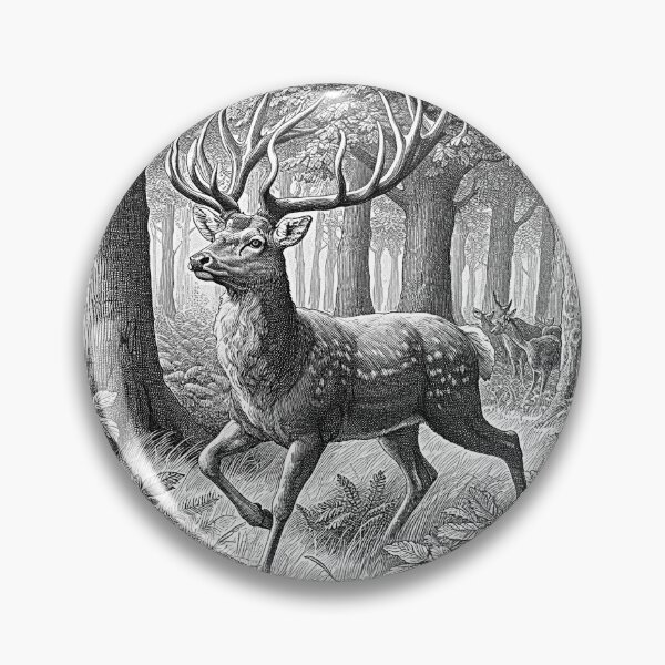 Item preview, Deer in the woods designed and sold by SommeryLaser.