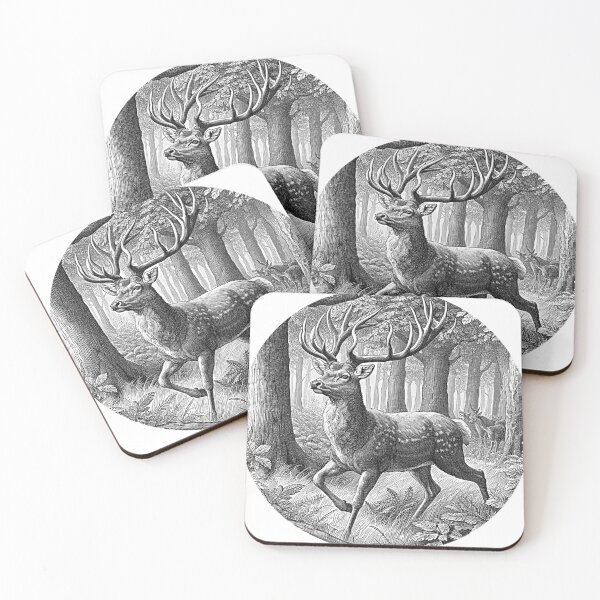 Item preview, Deer in the woods designed and sold by SommeryLaser.