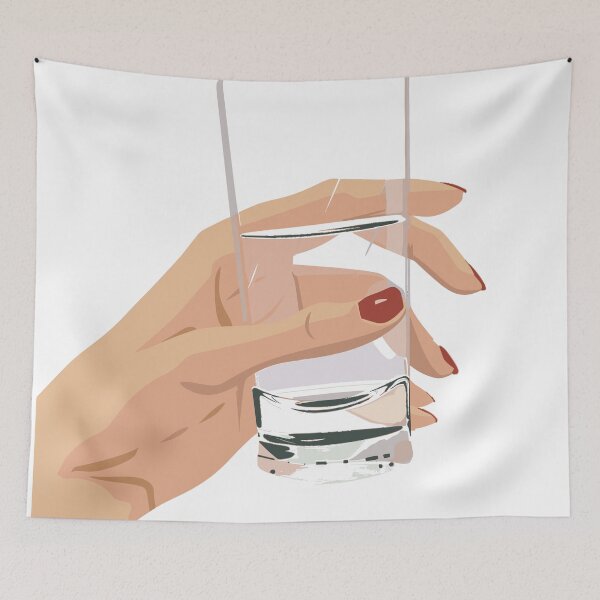 Item preview, Hand Holding Glass designed and sold by HaxunLovesArt3295730.