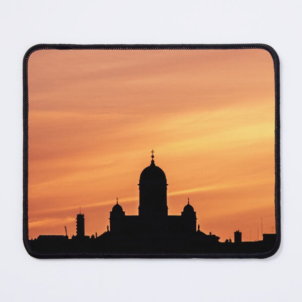 Item preview, Summer sunset behind Helsinki Cathedral designed and sold by Tom Heinola.