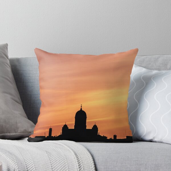Item preview, Summer sunset behind Helsinki Cathedral designed and sold by Tom Heinola.