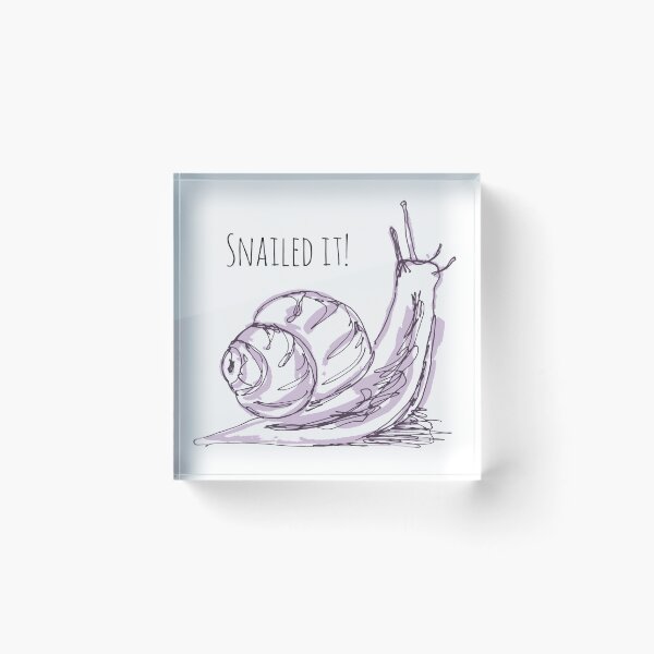 Item preview, Snail - snailed it! designed and sold by MegaKicia.