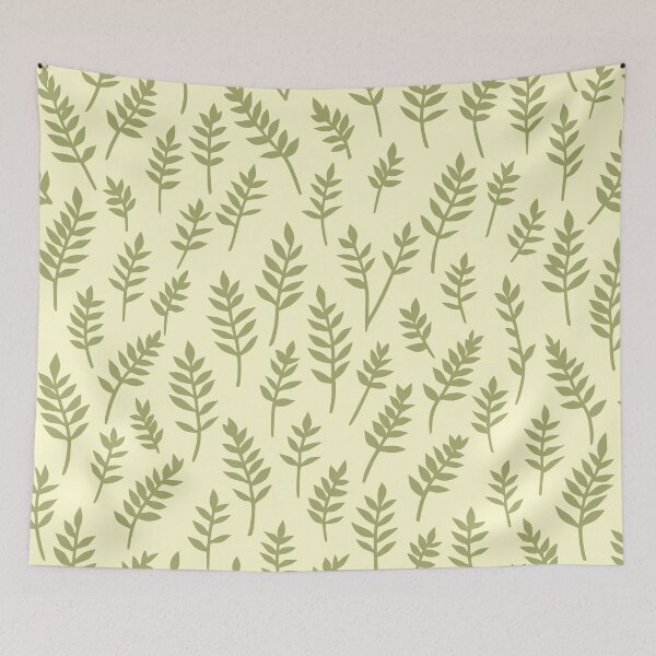 Item preview, Green Smoke branch pattern designed and sold by Pixevol.