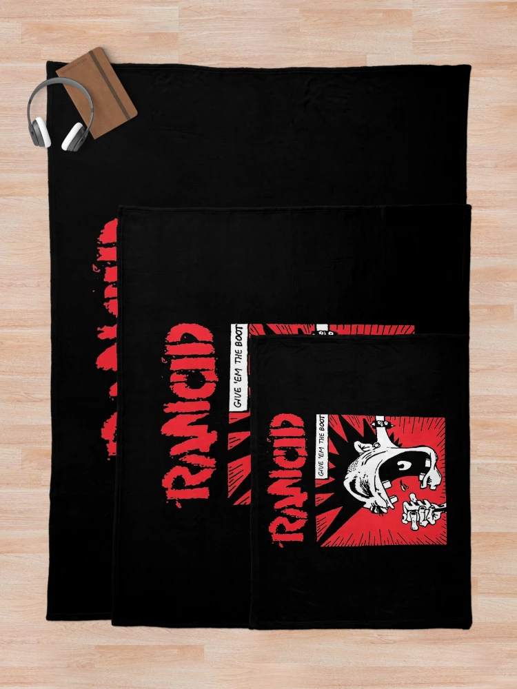 Thumbnail 5 of 6, Throw Blanket, Rancid Rancid Rancid Rancid Rancid Rancid Rancid designed and sold by CelineHarris.