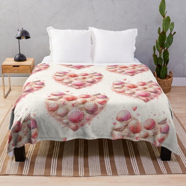 Item preview, Pink Seashells Beach Heart designed and sold by Margival.