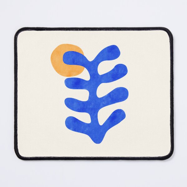 Item preview, After Henri Matisse Cut-Outs Watercolor Blue Orange designed and sold by ahumbleconcept.