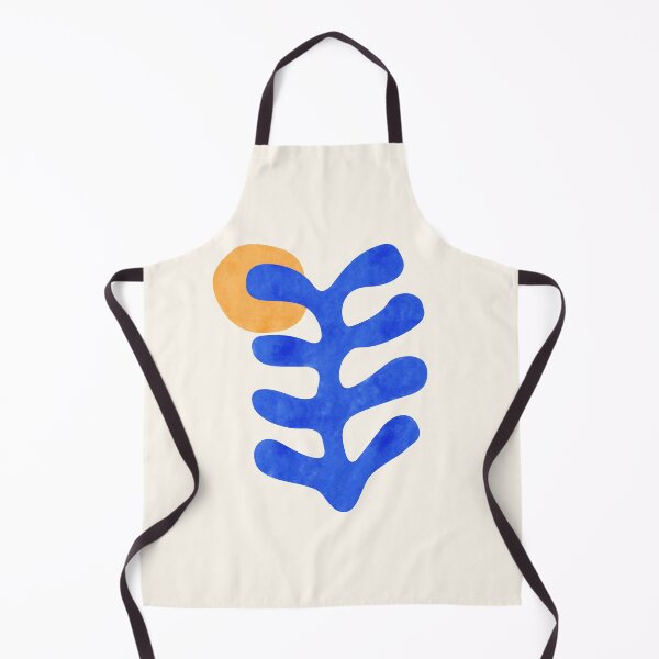 Item preview, After Henri Matisse Cut-Outs Watercolor Blue Orange designed and sold by ahumbleconcept.