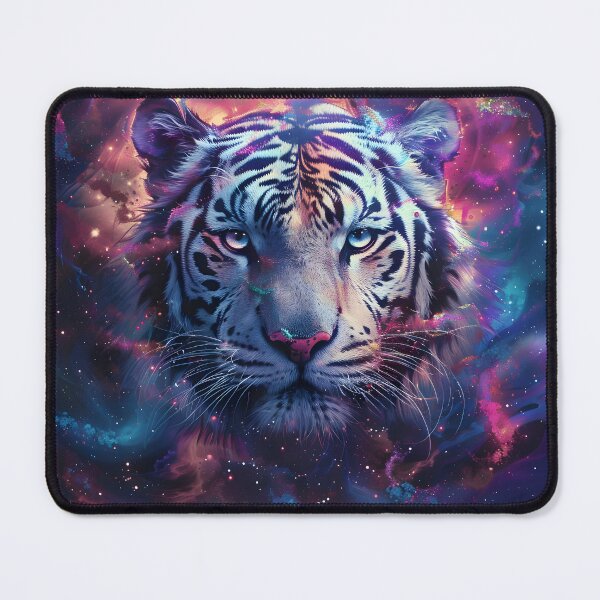 Item preview, Galactic Majesty: Fractal Tiger designed and sold by AI-Only Creations.