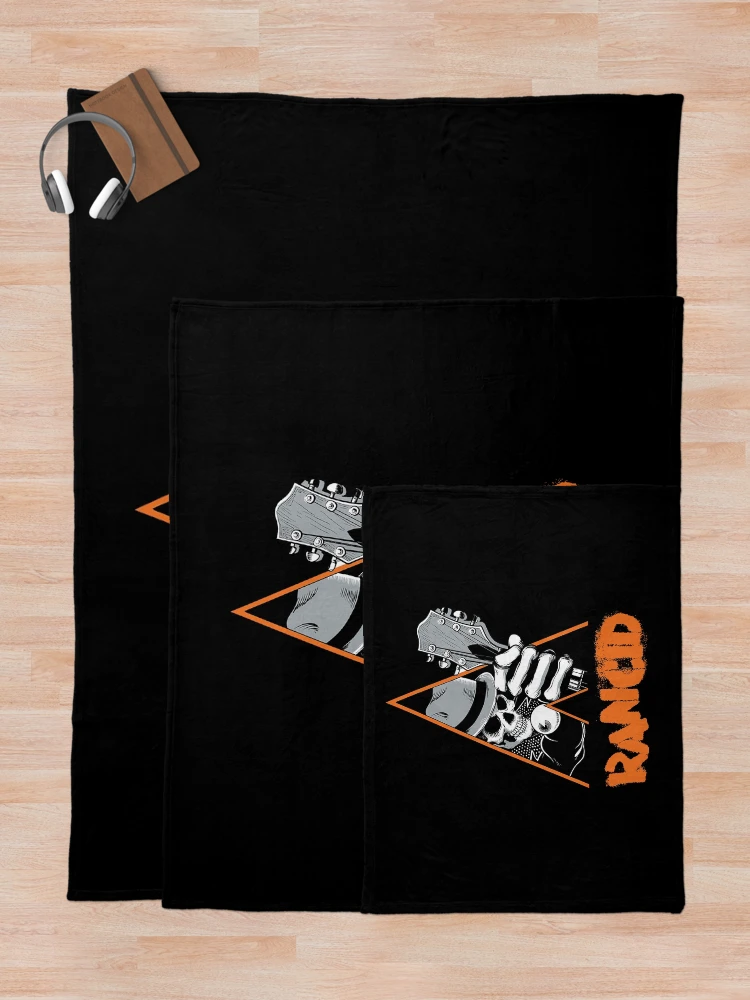 Thumbnail 5 of 6, Throw Blanket, Rancid Rancid Rancid Rancid Rancid Rancid Rancid designed and sold by CelineHarris.