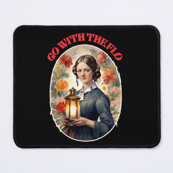 Item preview, Nurse practitioner- Florence Nightingale go with the flo design - Retro Art designed and sold by The-LanternGirl.