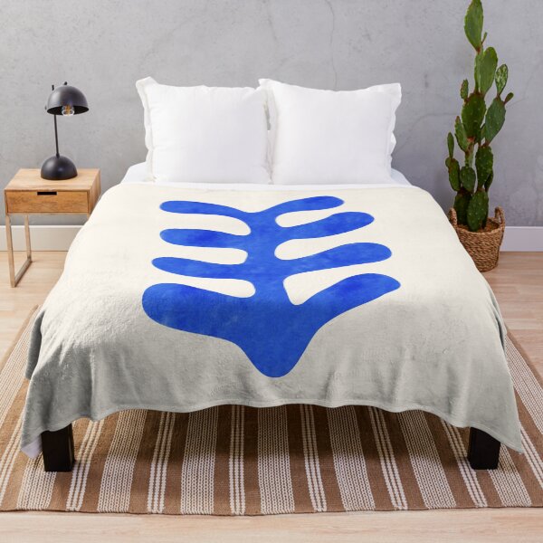 Item preview, After Henri Matisse Cut-Outs Watercolor Blue designed and sold by ahumbleconcept.